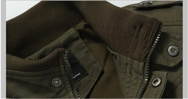 Chaqueta de invierno militar de piloto - Image 6