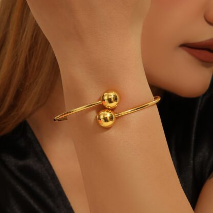 Pulsera de cuentas de doble cabeza