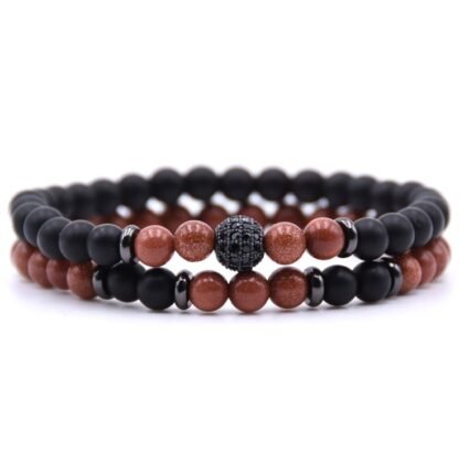 Pulsera de cuentas de piedra natural - Image 7