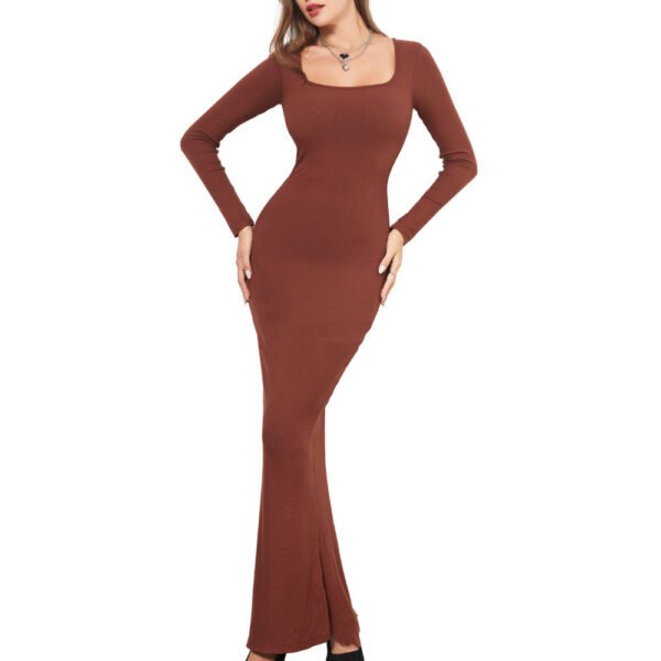 Vestido ajustado de manga larga - Image 2