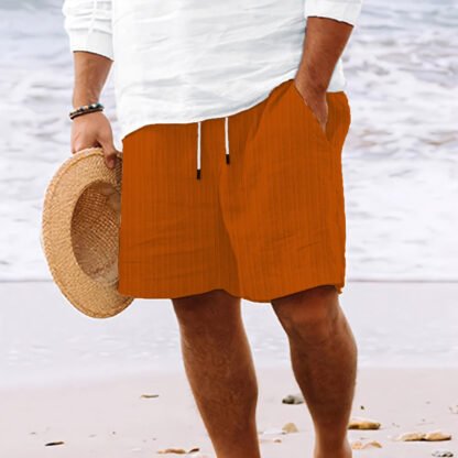 Pantalones cortos con estampado de rayas - Image 9