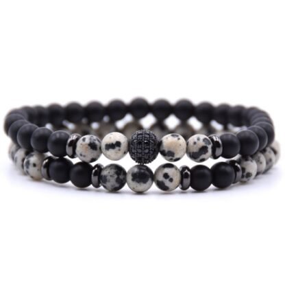 Pulsera de cuentas de piedra natural - Image 10