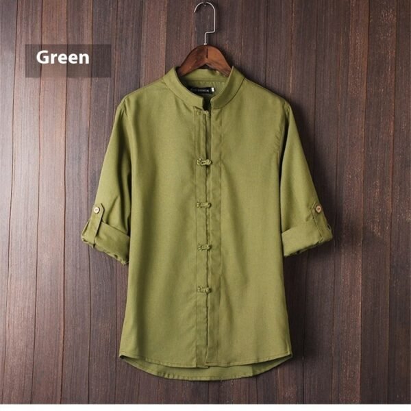 Camisa vintage de lino - Image 4
