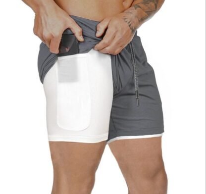 Pantalones cortos de compresión con bolsillo - Image 10