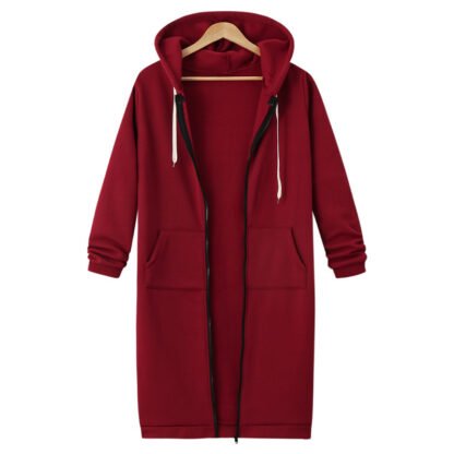 Chaqueta larga de polar - Image 4