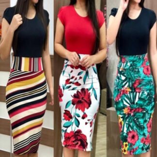 Vestido tubo midi de oficina