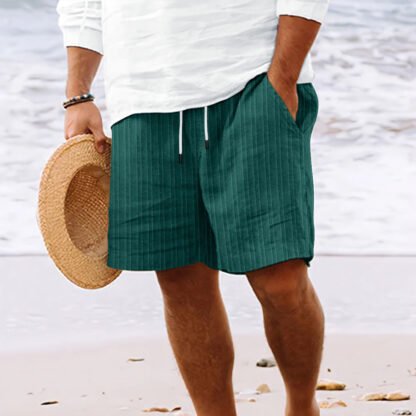 Pantalones cortos con estampado de rayas - Image 8