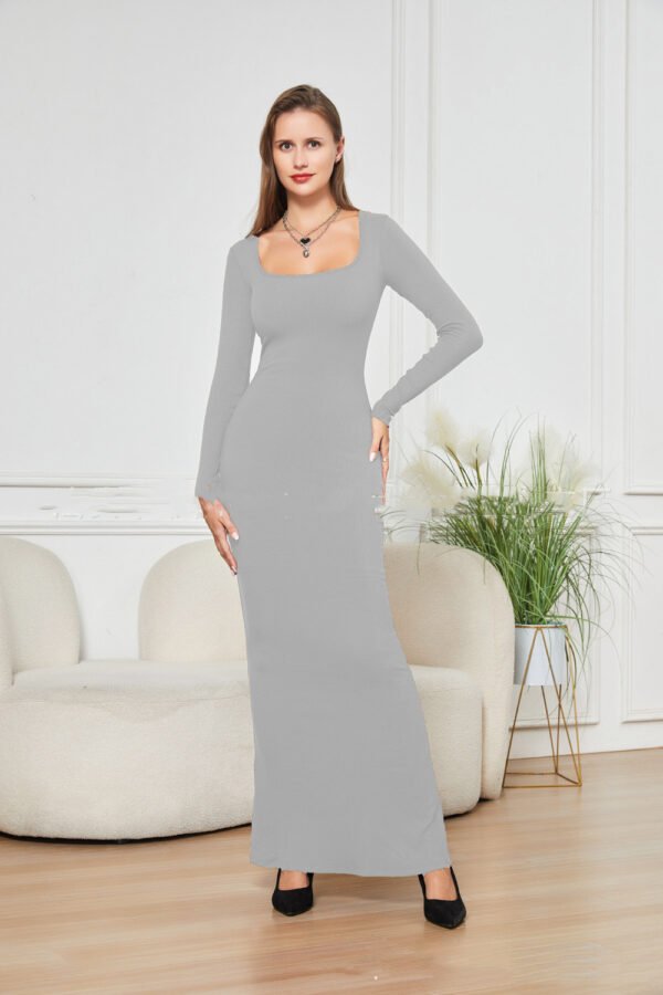 Vestido ajustado de manga larga - Image 6