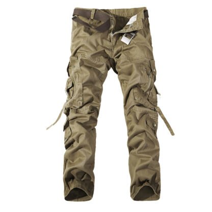 Pantalones cargo multibolsillos para hombre - Image 4