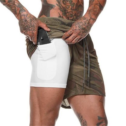 Pantalones cortos de compresión con bolsillo - Image 3