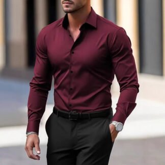 Camisa de color sólido