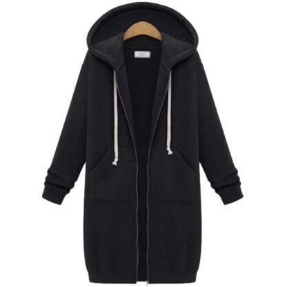 Chaqueta larga de polar - Image 2