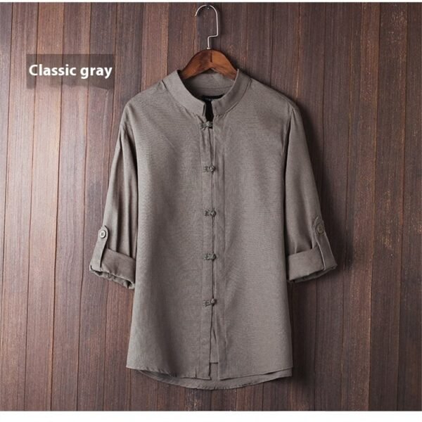 Camisa vintage de lino - Image 9