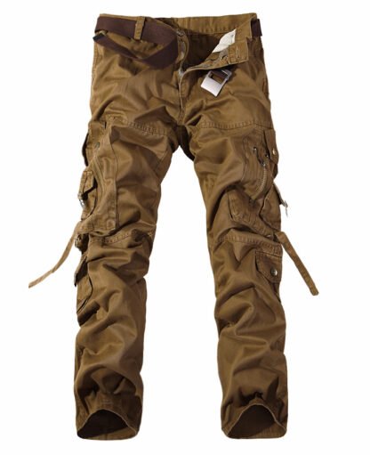 Pantalones cargo multibolsillos para hombre - Image 7