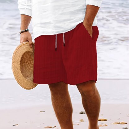 Pantalones cortos con estampado de rayas - Image 5