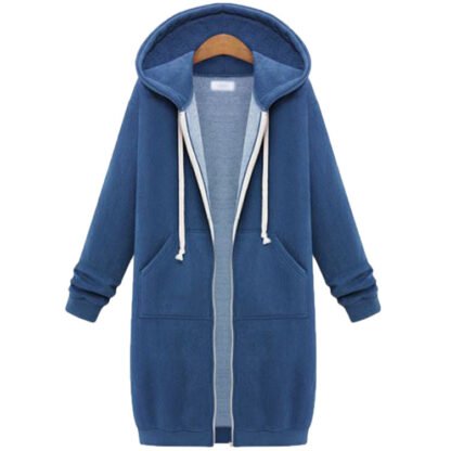 Chaqueta larga de polar - Image 10